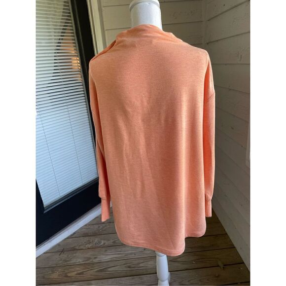 Soft Surroundings Tunic Top Women’s S. Peach/ Pastel Long Sleeve Relaxed Fit - Picture 7 of 10